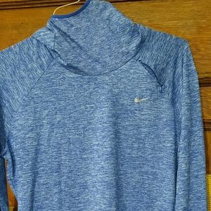 Nike Running Hoodie Large Dri-Fit Blue